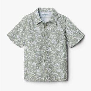 Columbia PFG Green Short Sleeve Shirt
